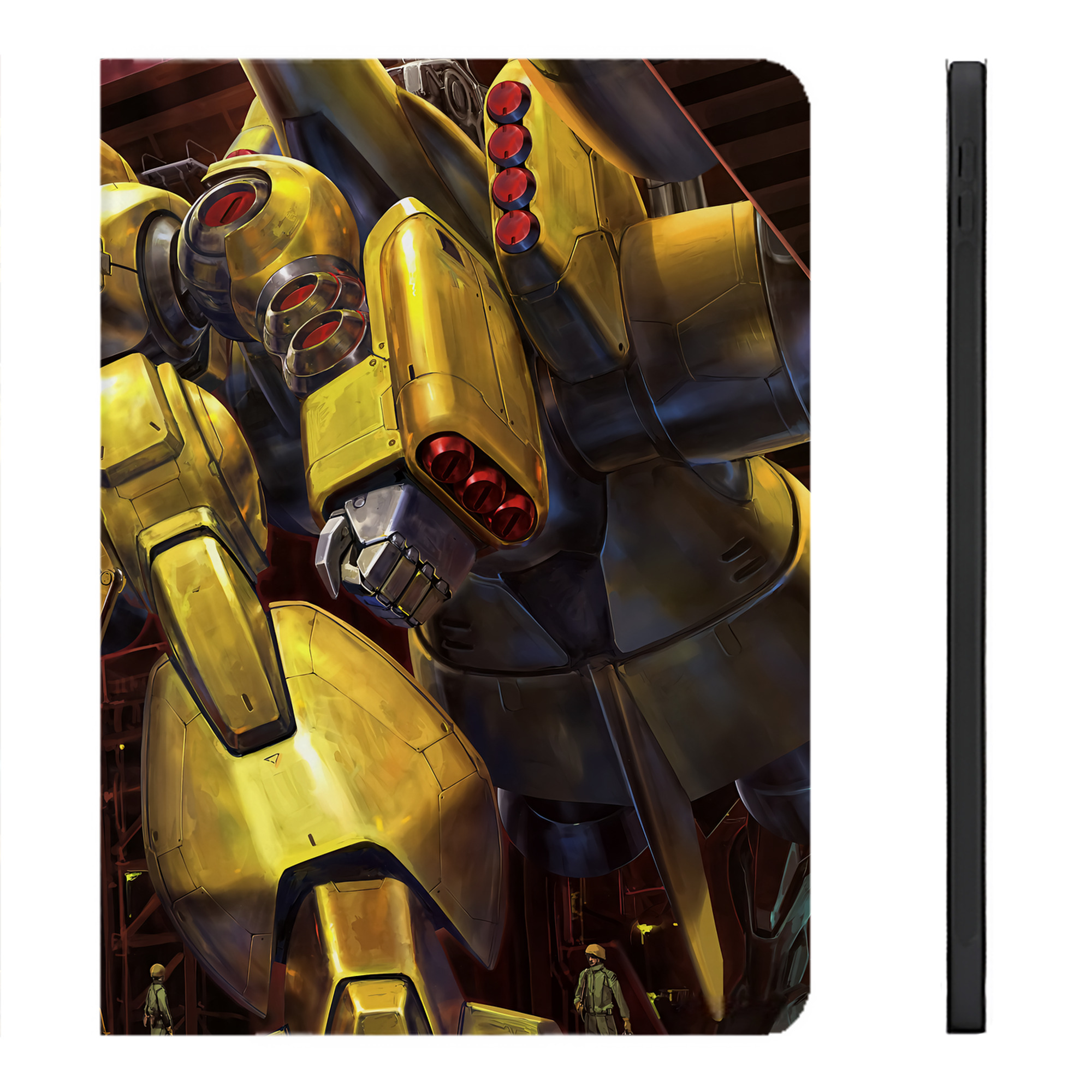 （画像用） 機動戦士ガンダム Mobile Suit Gundam IPadケース ペンホルダー付き ブックスタイルデザイン